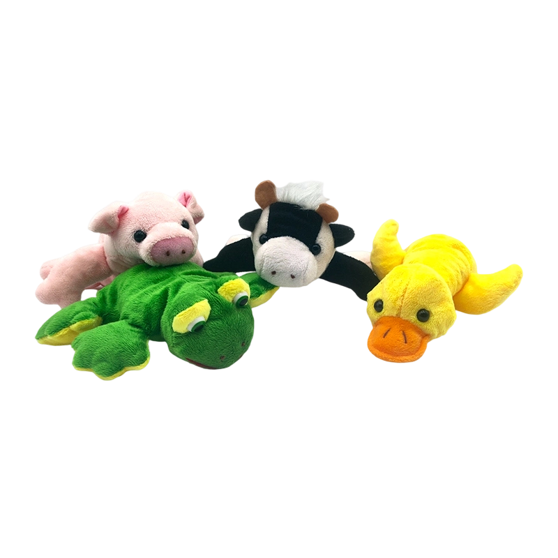 Juguetes de peluche de animales de granja