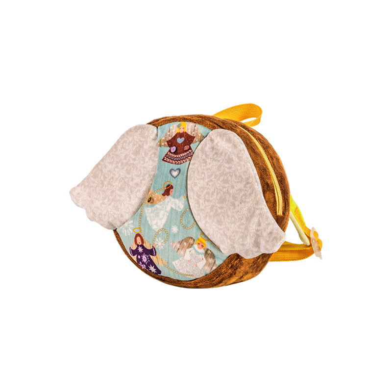 Mochila infantil con forma de ángel (súper suave)