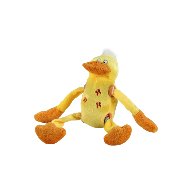STA0876-1 Juguetes de peluche estilo cinco de Shaking Farm – vaca, rana, pato, perro, cerdo