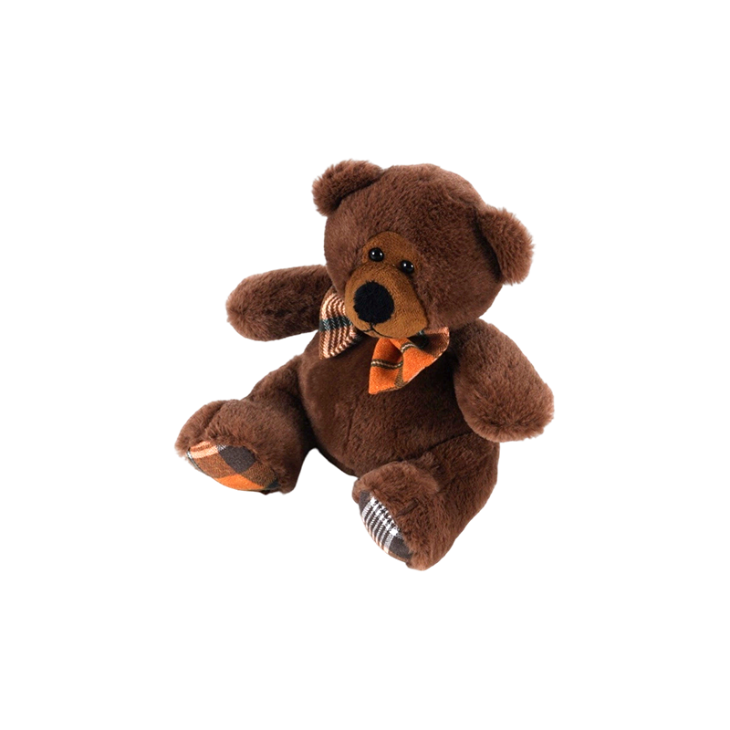 STA01314-3 Juguetes de peluche de la serie Forest Kingdom (4 estilos estándar) – Elefante, León, Panda, Oso Marrón
