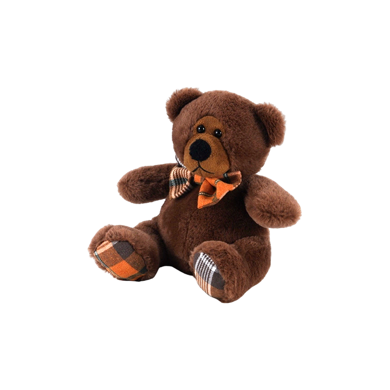 STA01314-3 Juguetes de peluche de la serie Forest Kingdom (4 estilos estándar) – Elefante, León, Panda, Oso Marrón