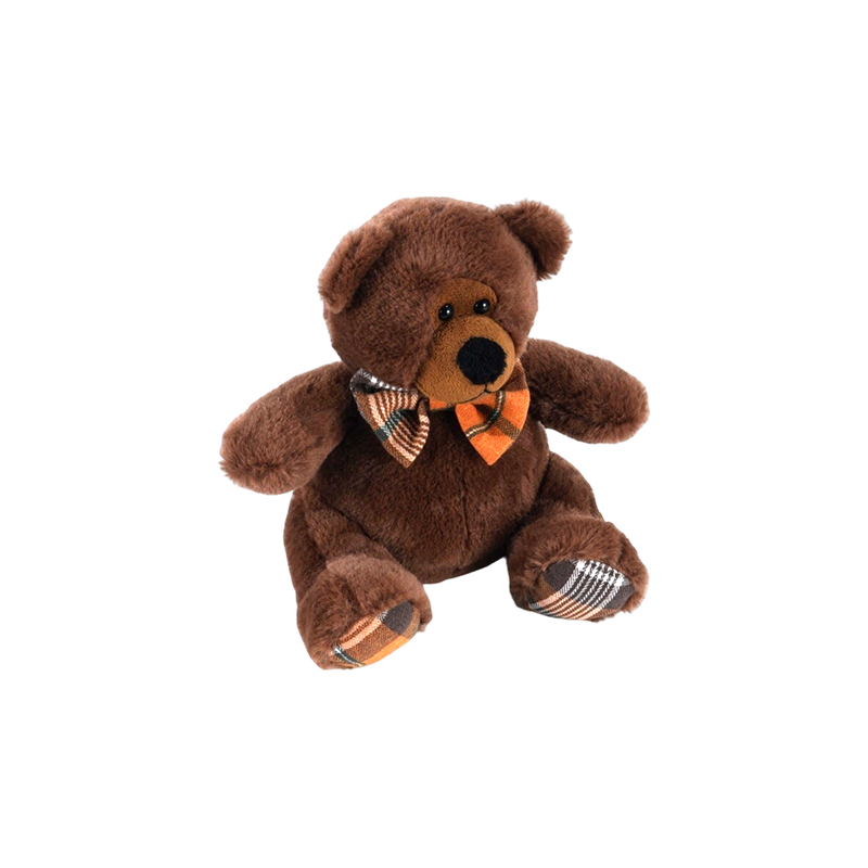 STA01314-3 Juguetes de peluche de la serie Forest Kingdom (4 estilos estándar) – Elefante, León, Panda, Oso Marrón