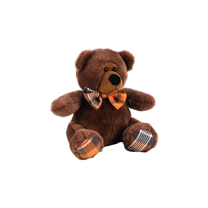 STA01314-3 Juguetes de peluche de la serie Forest Kingdom (4 estilos estándar) – Elefante, León, Panda, Oso Marrón