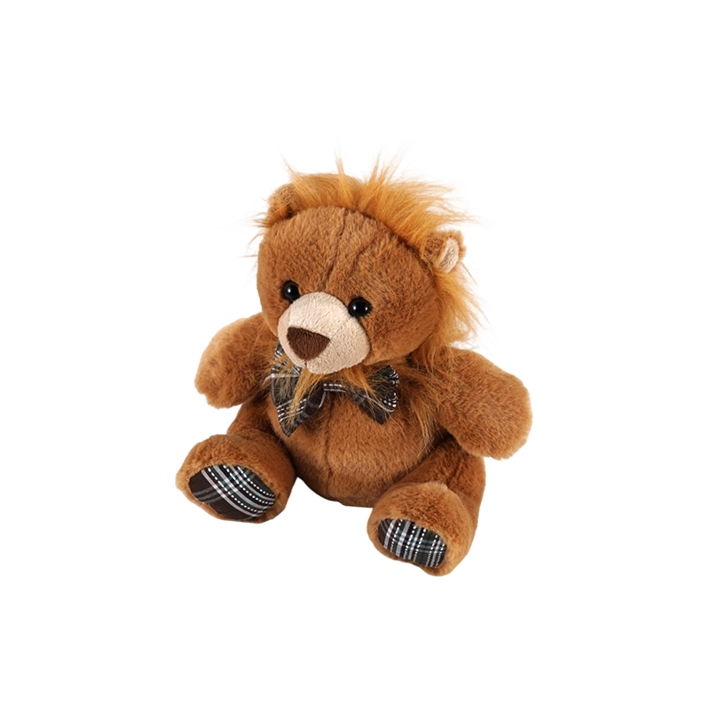 STA01314-3 Juguetes de peluche de la serie Forest Kingdom (4 estilos estándar) – Elefante, León, Panda, Oso Marrón