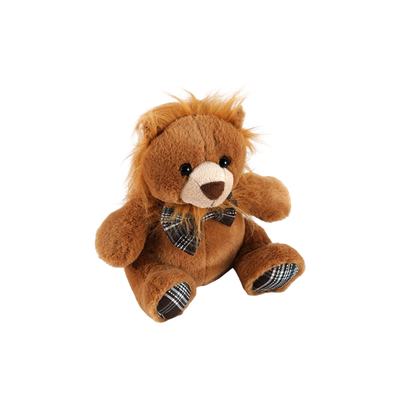 STA01314-3 Juguetes de peluche de la serie Forest Kingdom (4 estilos estándar) – Elefante, León, Panda, Oso Marrón