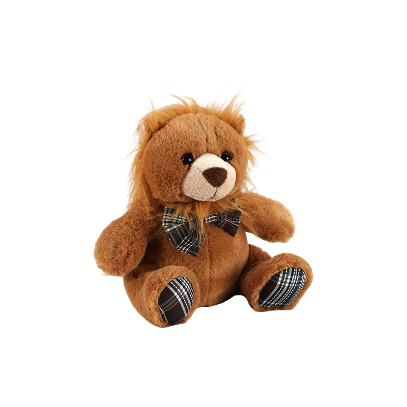STA01314-3 Juguetes de peluche de la serie Forest Kingdom (4 estilos estándar) – Elefante, León, Panda, Oso Marrón