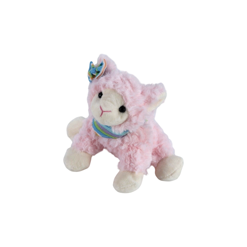 STA01205-2 Peluche para cordero de Pascua en posición sentada