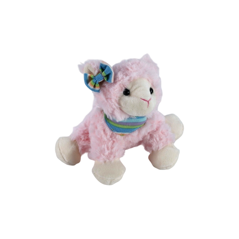 STA01205-2 Peluche para cordero de Pascua en posición sentada