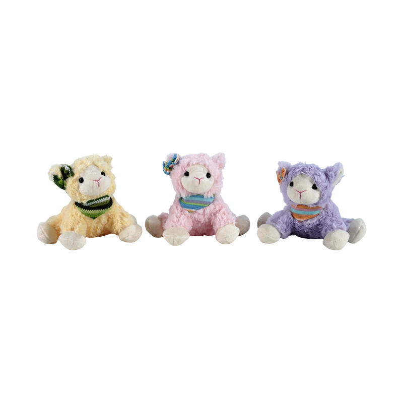 STA01205-2 Peluche para cordero de Pascua en posición sentada