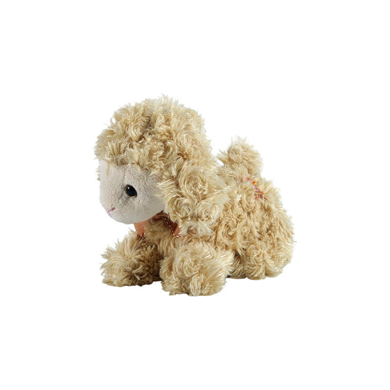 STA01341 Peluche de cordero en posición acostada de tres colores