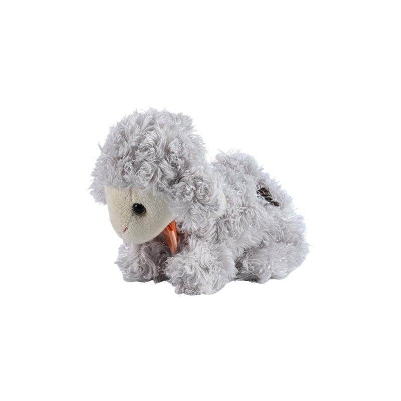 STA01341 Peluche de cordero en posición acostada de tres colores