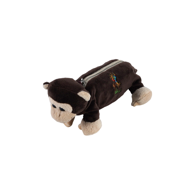 STA0986 Colección de estuches de peluche para animales – Rana/Mono/León/Elefante/Cerdo