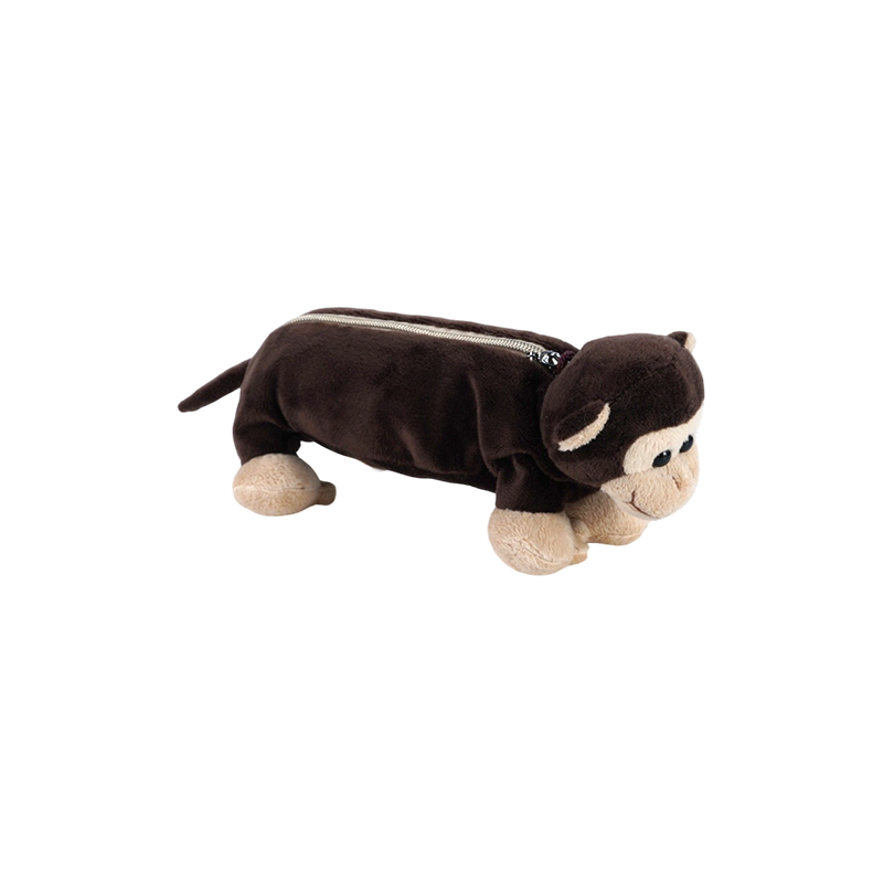 STA0986 Colección de estuches de peluche para animales – Rana/Mono/León/Elefante/Cerdo