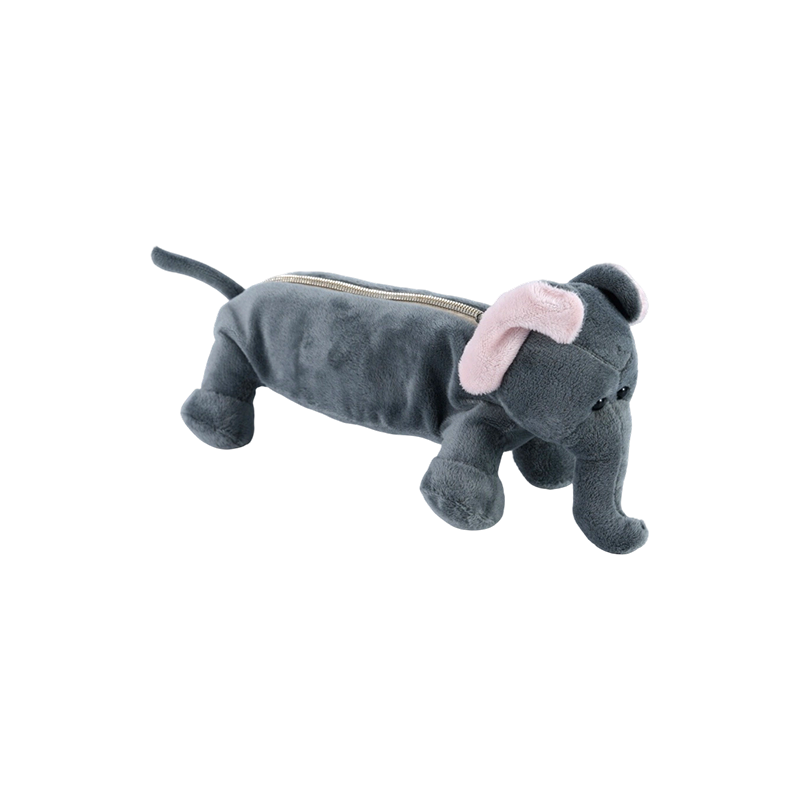 STA0986 Colección de estuches de peluche para animales – Rana/Mono/León/Elefante/Cerdo