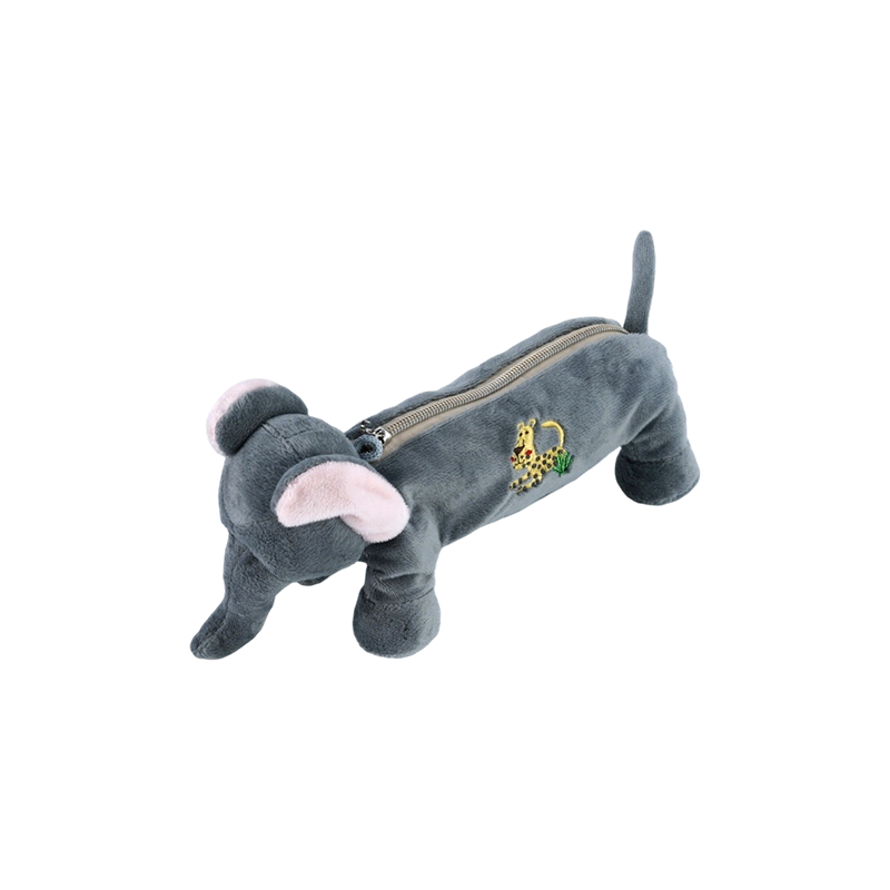 STA0986 Colección de estuches de peluche para animales – Rana/Mono/León/Elefante/Cerdo