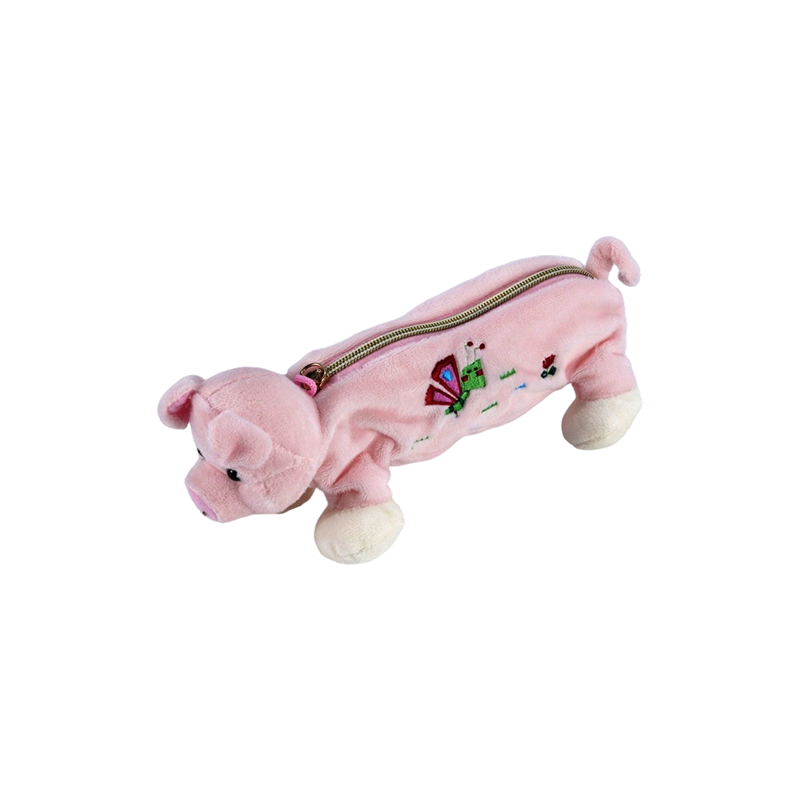 STA0986 Colección de estuches de peluche para animales – Rana/Mono/León/Elefante/Cerdo