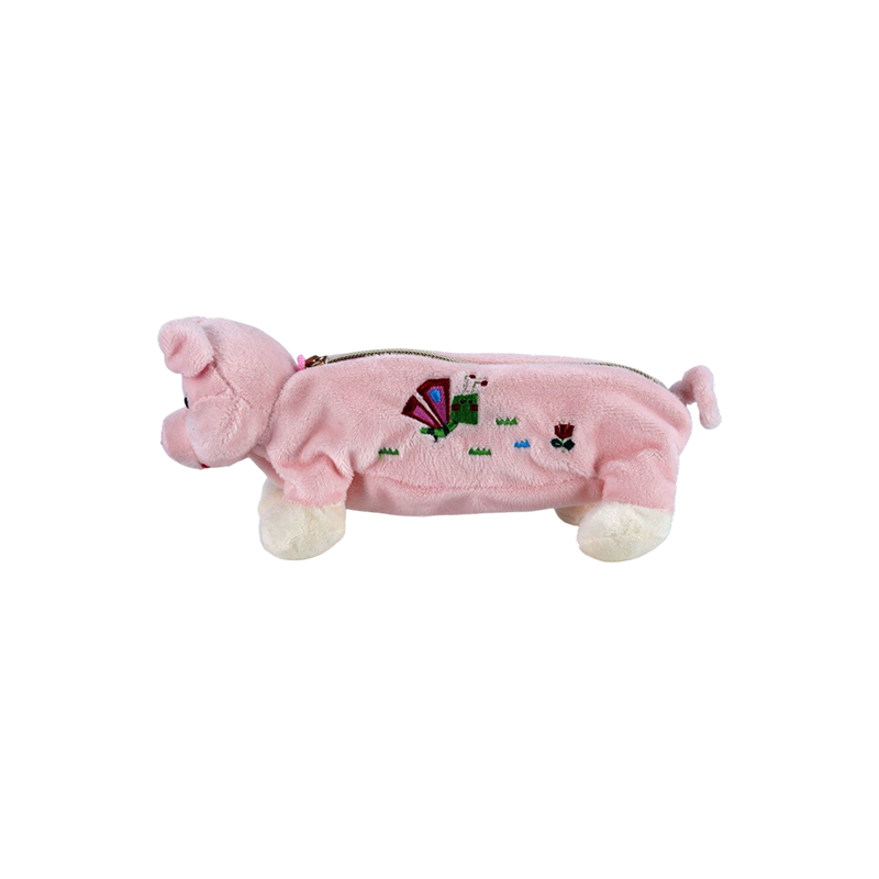 STA0986 Colección de estuches de peluche para animales – Rana/Mono/León/Elefante/Cerdo
