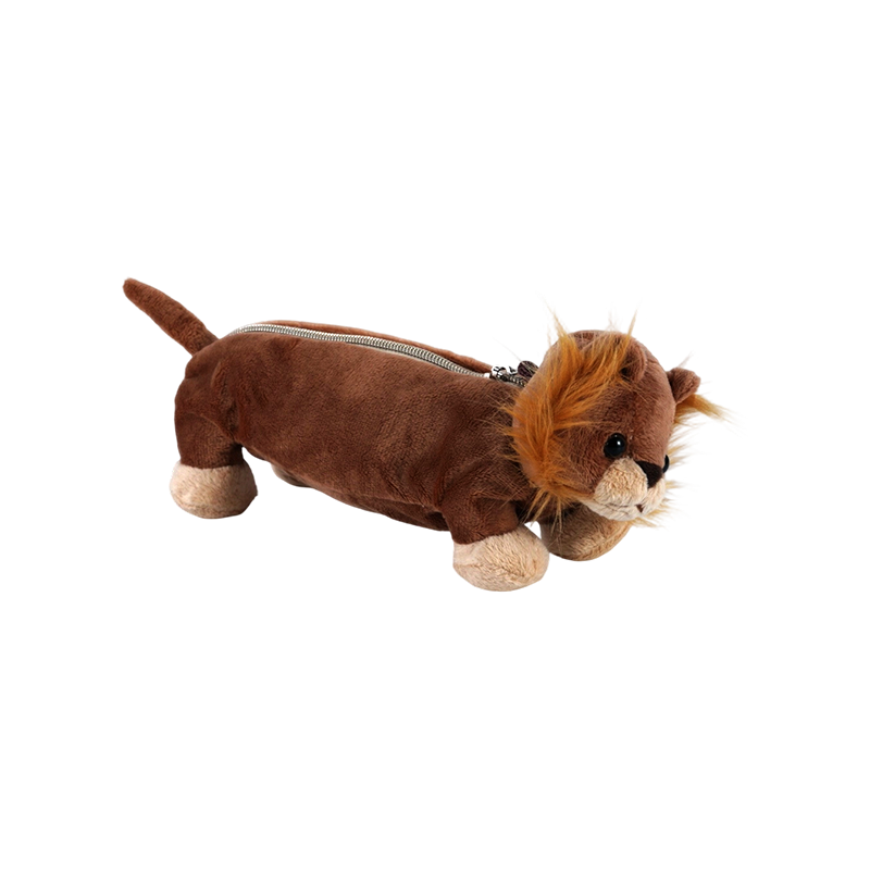 STA0986 Colección de estuches de peluche para animales – Rana/Mono/León/Elefante/Cerdo