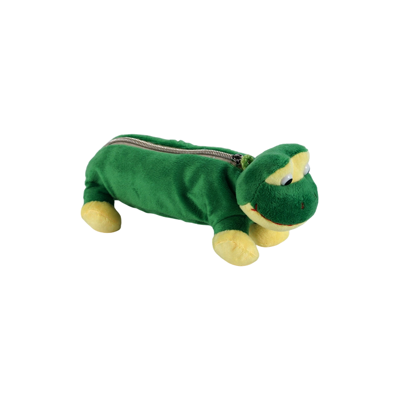 STA0986 Colección de estuches de peluche para animales – Rana/Mono/León/Elefante/Cerdo