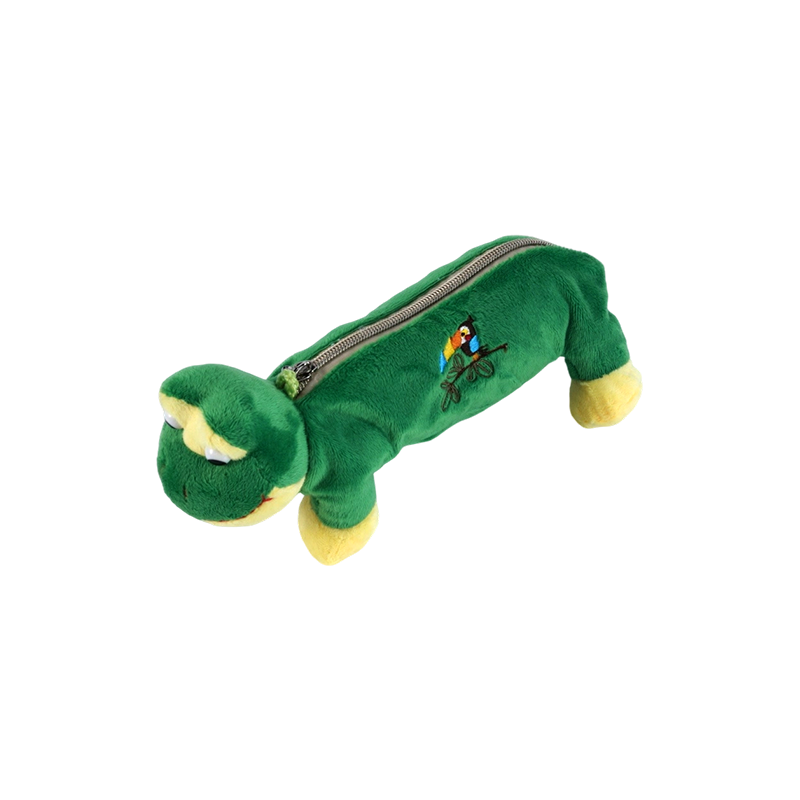 STA0986 Colección de estuches de peluche para animales – Rana/Mono/León/Elefante/Cerdo