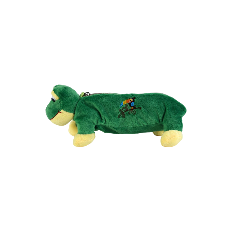 STA0986 Colección de estuches de peluche para animales – Rana/Mono/León/Elefante/Cerdo