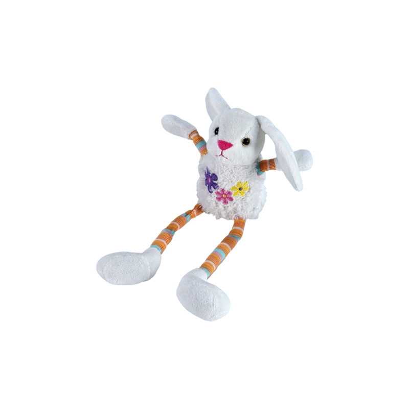 STA0886 Juguete de peluche con forma de conejito tembloroso de Pascua