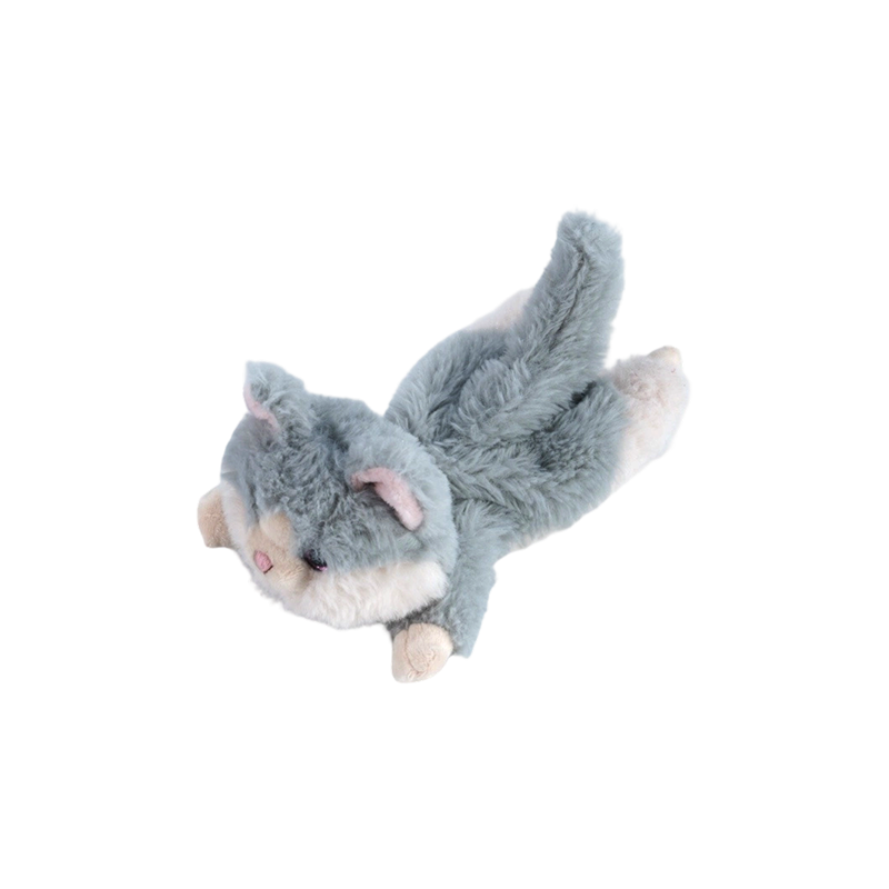 STA02030 Juguetes de peluche de la serie Lying-Pose Soft Animal – perro, gato, oveja, conejo