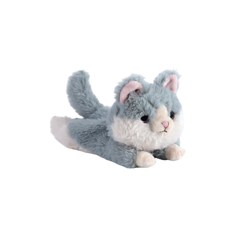 STA02030 Juguetes de peluche de la serie Lying-Pose Soft Animal – perro, gato, oveja, conejo