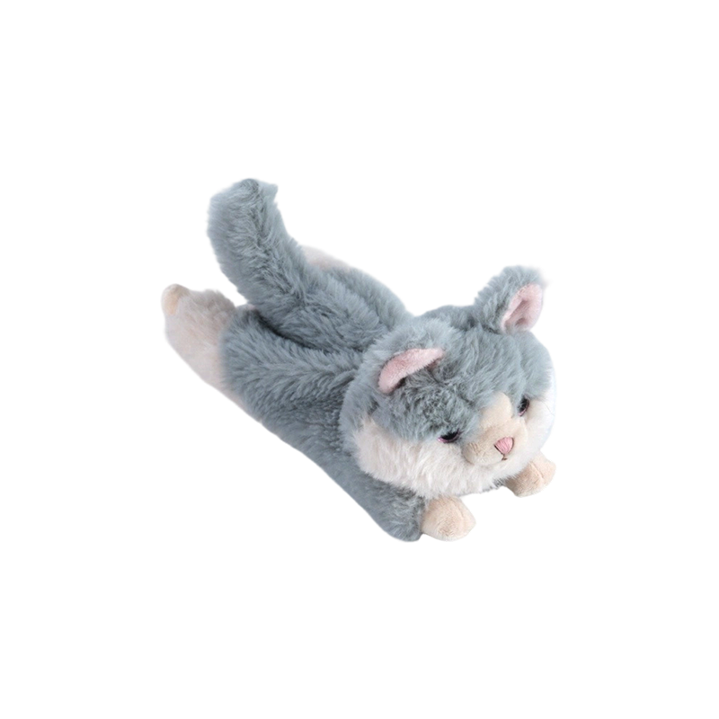 STA02030 Juguetes de peluche de la serie Lying-Pose Soft Animal – perro, gato, oveja, conejo