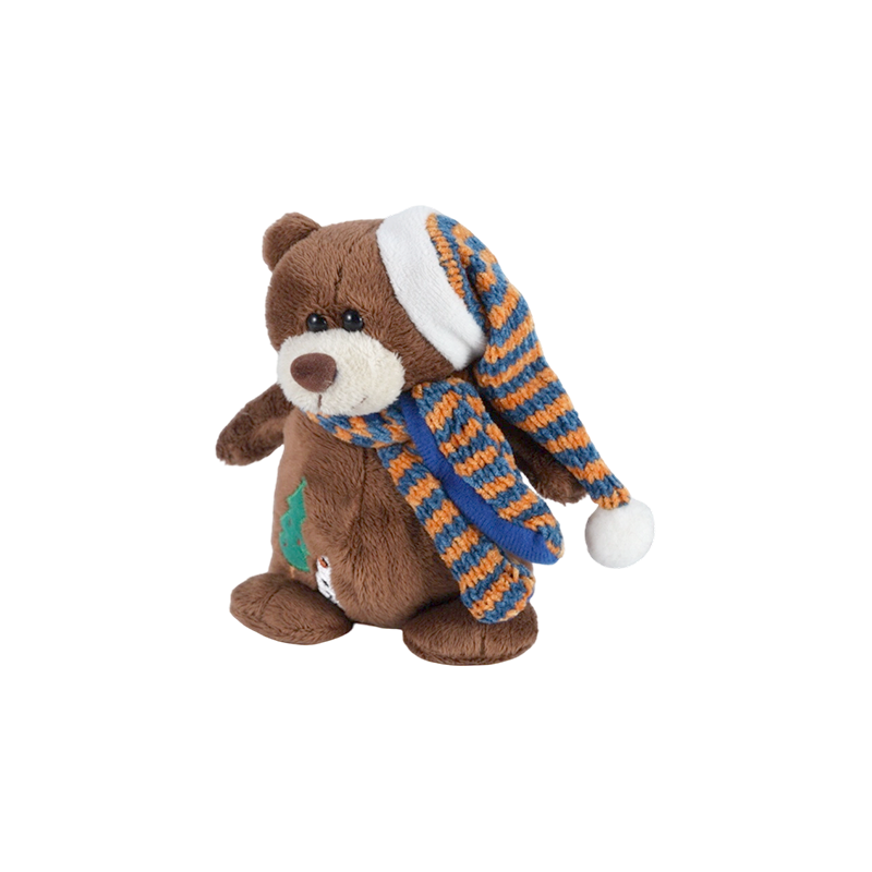 STA01134 Colección de juguetes de peluche de oso navideño (5,5