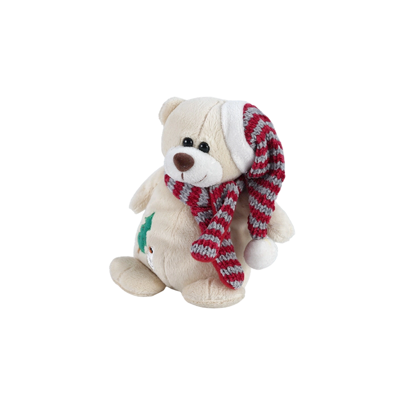STA01134 Colección de juguetes de peluche de oso navideño (5,5