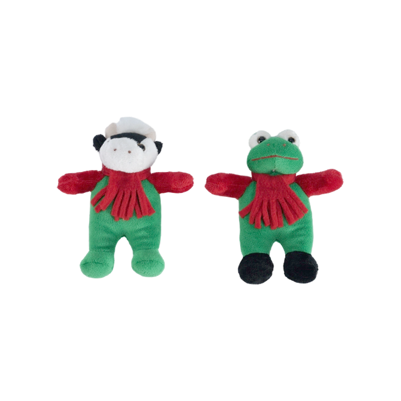 Colección de adornos de peluche de animales navideños STA0051
