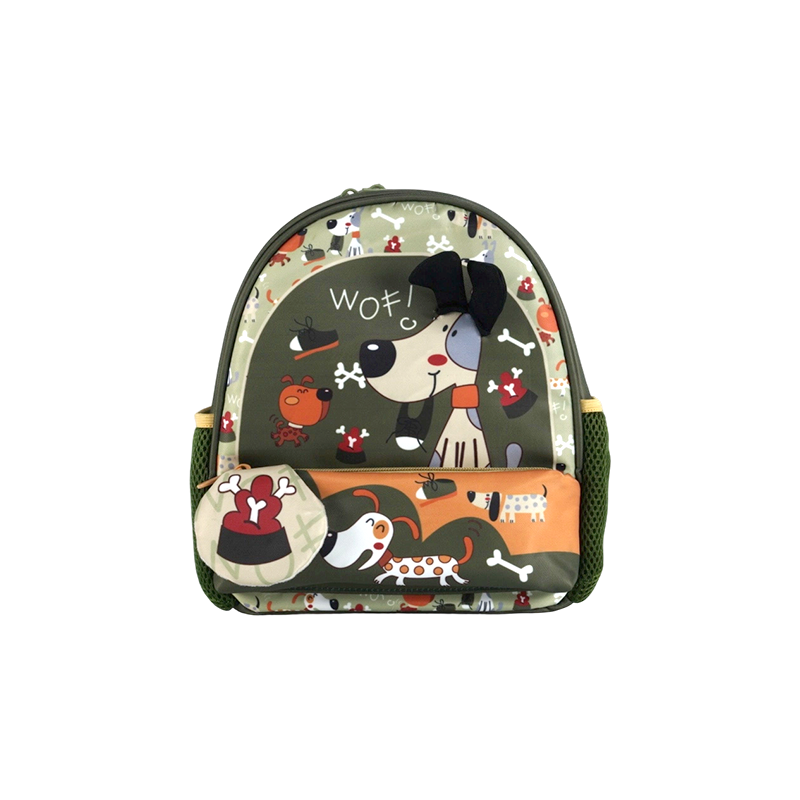 Mochila infantil con estampado para perros Fifi de tela Oxford