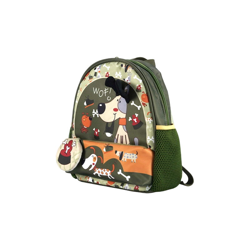 Mochila infantil con estampado para perros Fifi de tela Oxford