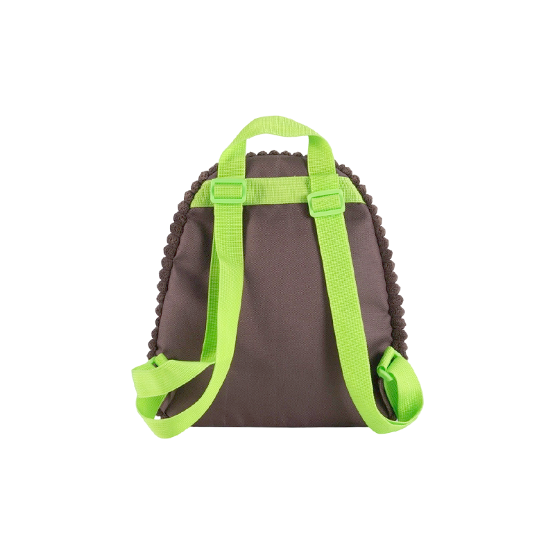Mochila infantil de lana fina con forma de pingüino de pana para niños