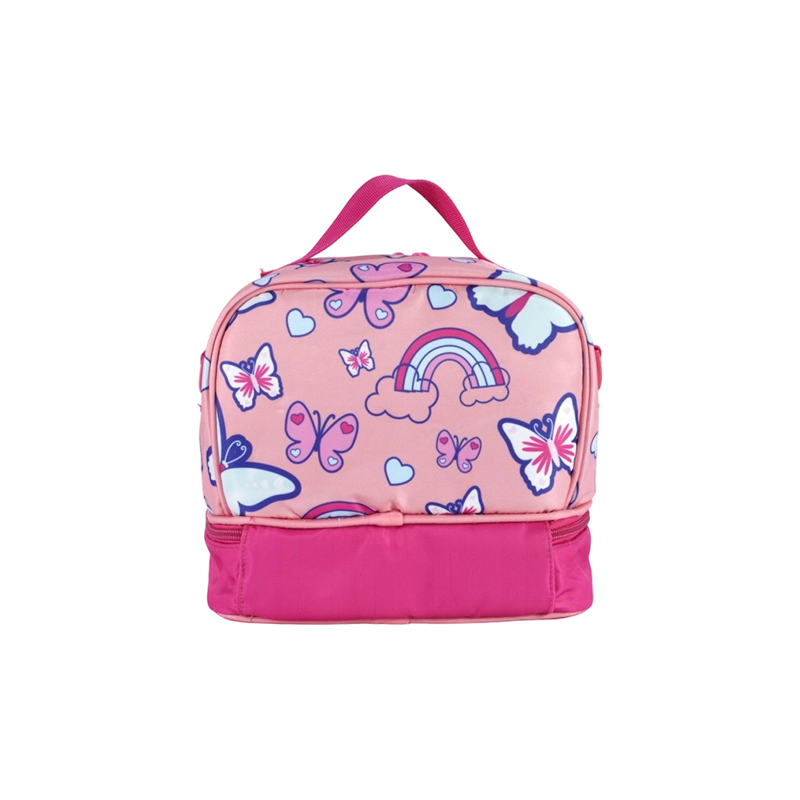Bolsa de almuerzo para niños con estampado de unicornio de tela Oxford
