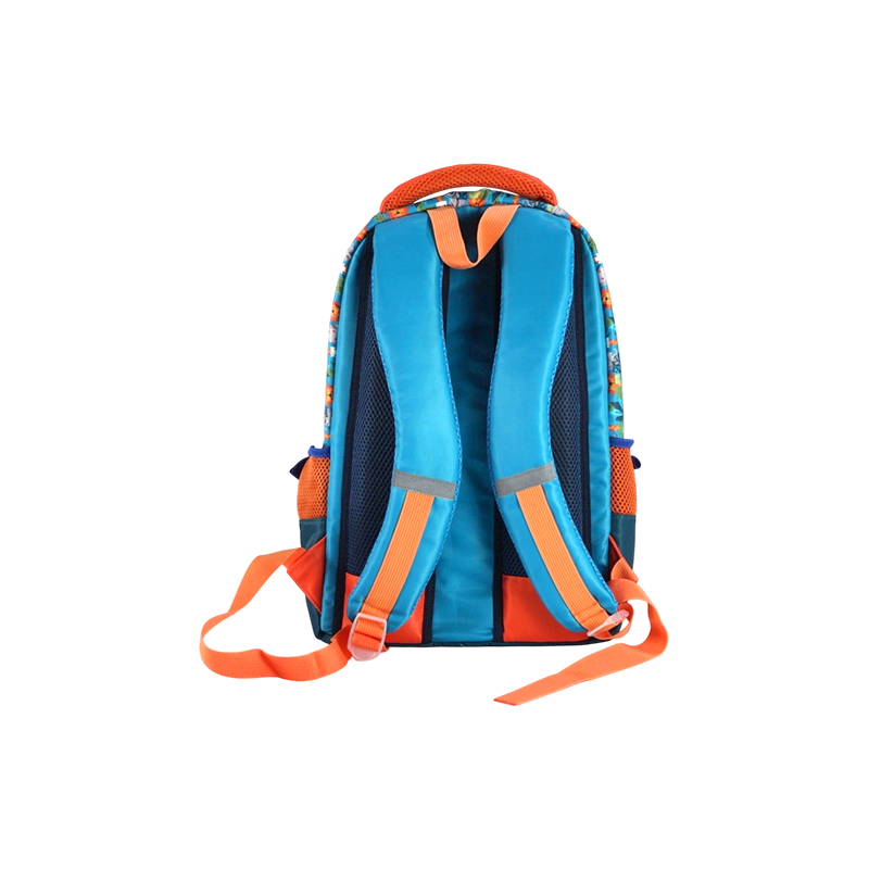 Mochila ergonómica para niños con estampado de león y tela Oxford