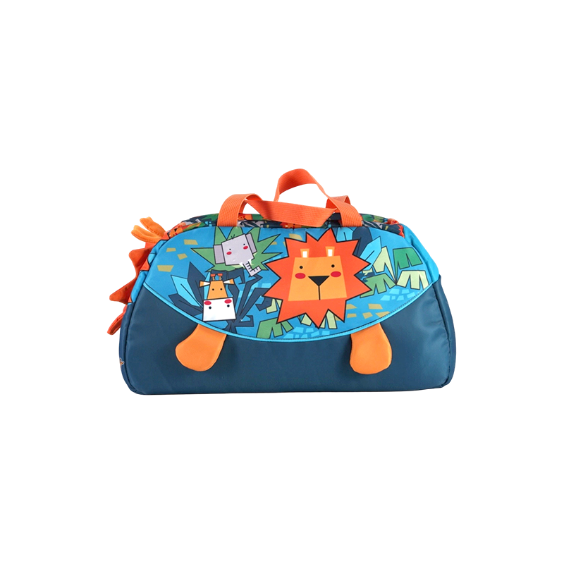 Bolso de viaje para niños con estampado de animales y dibujos animados de tela Oxford